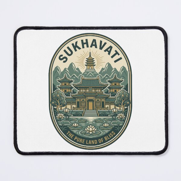 Item preview, Sukhavati Buddhist Pure Land Bliss Vintage Temple designed and sold by k3rstman1.