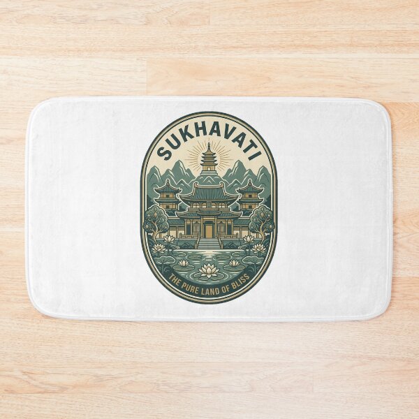 Item preview, Sukhavati Buddhist Pure Land Bliss Vintage Temple designed and sold by k3rstman1.