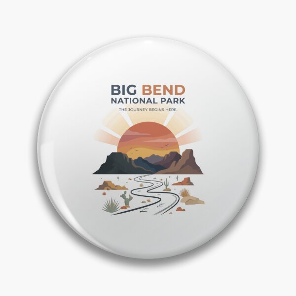 Item preview, Big Bend National Park The Journey Begins Here Travel Adventure Outdoor Enthusiast designed and sold by Simsimah26Parks.