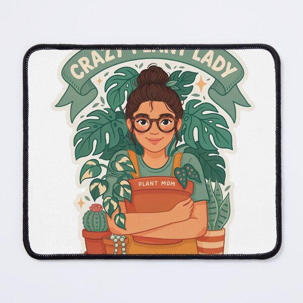 Item preview, Plant Mom Sticker – Crazy Plant Lady Funny Botanical Decal designed and sold by medel12.