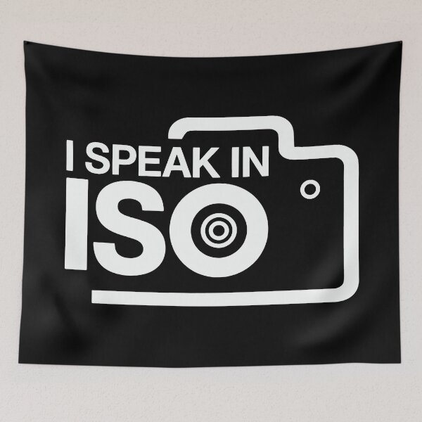 Item preview, I Speak in ISO Photographer Humor Code Style for Low Light Creators designed and sold by NaturEdeN.