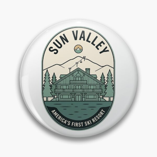 Item preview, Sun Valley Idaho Americas First Ski Resort Badge designed and sold by k3rstman1.