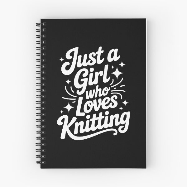 Item preview, just a girl who loves knitting designed and sold by jkrphoto.