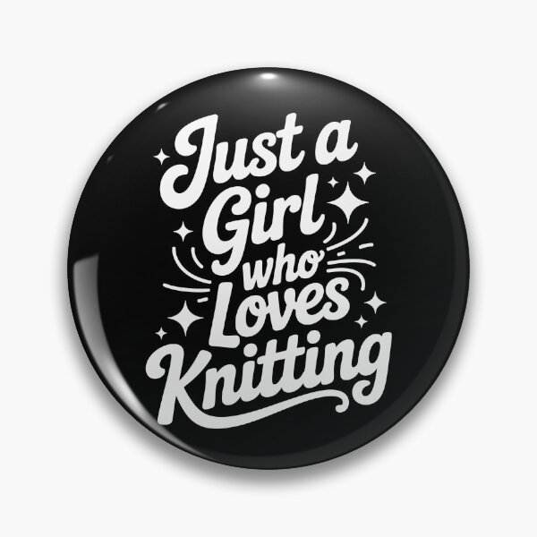 Item preview, just a girl who loves knitting designed and sold by jkrphoto.