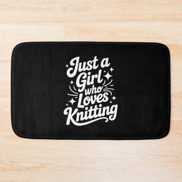 Item preview, just a girl who loves knitting designed and sold by jkrphoto.