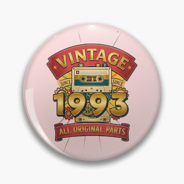 Item preview, Vintage 1993 All Original Parts Retro Cassette Design designed and sold by L&L.