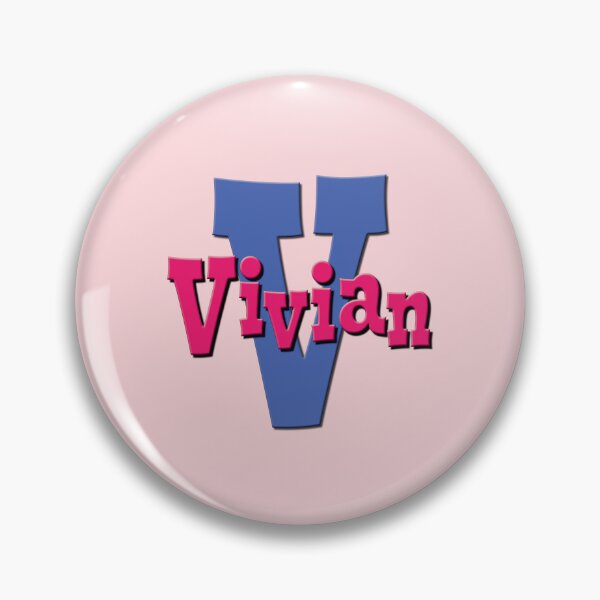 Item preview, V is for Vivian, Girl’s and Woman's Name and Initial  designed and sold by CharlottePlaceArt.