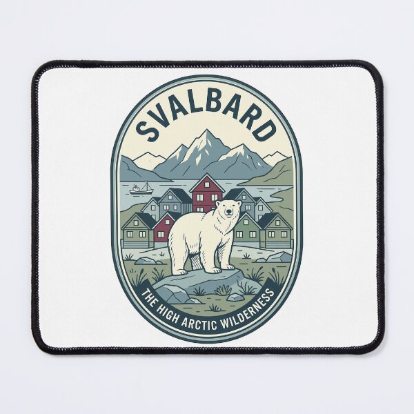 Item preview, Vintage Svalbard Polar Bear Arctic Wilderness Badge designed and sold by k3rstman1.