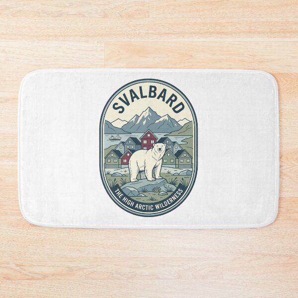 Item preview, Vintage Svalbard Polar Bear Arctic Wilderness Badge designed and sold by k3rstman1.