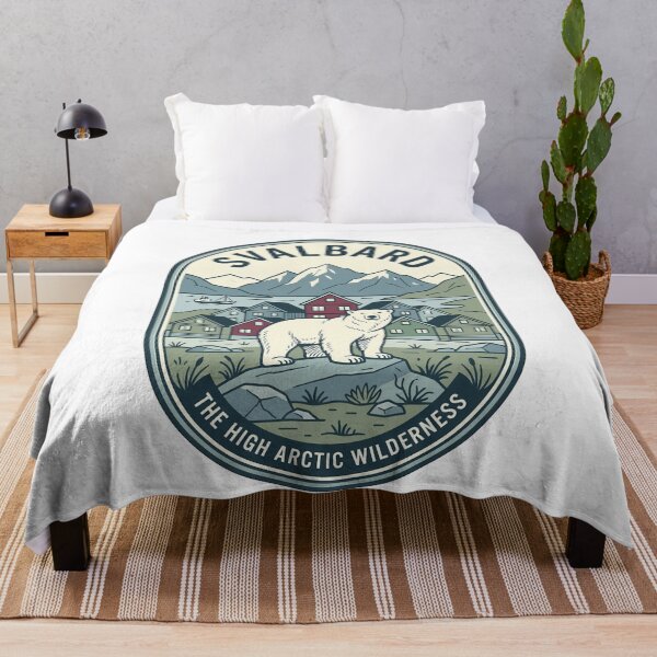 Item preview, Vintage Svalbard Polar Bear Arctic Wilderness Badge designed and sold by k3rstman1.