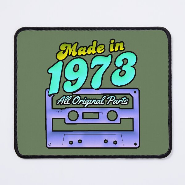 Item preview, Made In 1973 Retro Cassette 50th Birthday designed and sold by AstronautMerch.