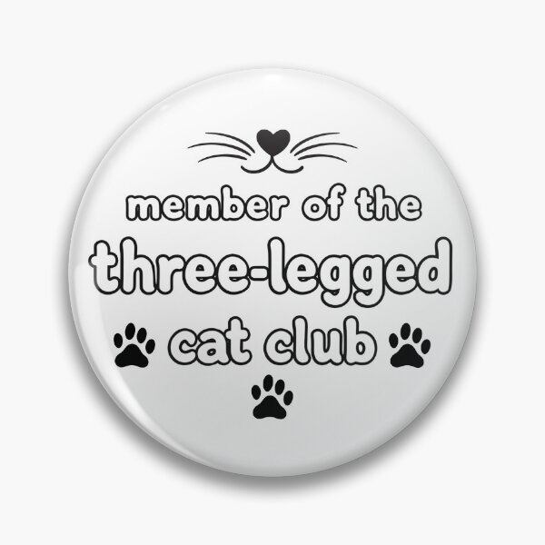Item preview, Three-Legged Cat Club designed and sold by MoonMonkeyNbear.