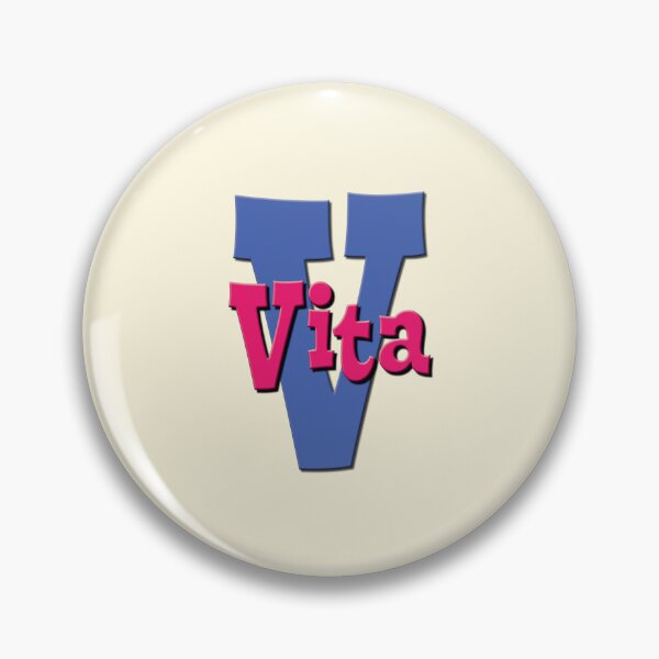 Item preview, V is for Vita, Girl’s and Woman's Name and Initial  designed and sold by CharlottePlaceArt.