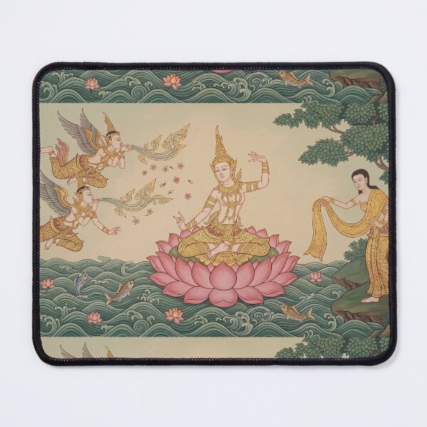 Item preview, The Thai Birth of Venus - Traditional Asian Art Reimagined designed and sold by SIAM MERMAID.