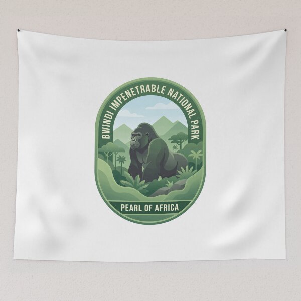Item preview, Bwindi Impenetrable National Park Pearl Of Africa Gorilla Trekking Uganda Safari Travel Conservation designed and sold by Simsimah26Parks.
