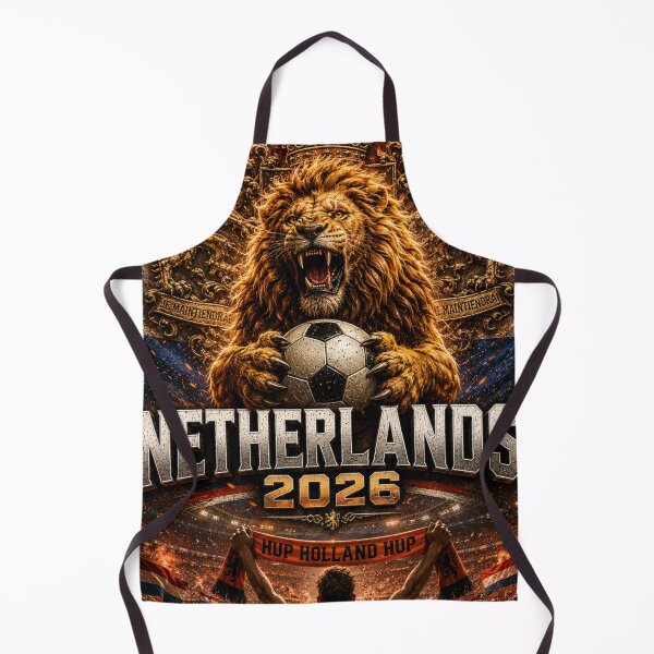 Item preview, Netherlands Football Lion 2026 | Oranje Pride Dutch Soccer Fan Art | World Cup Inspired Graphic designed and sold by Winetastic-Art.
