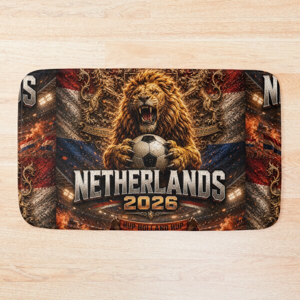 Item preview, Netherlands Football Lion 2026 | Oranje Pride Dutch Soccer Fan Art | World Cup Inspired Graphic designed and sold by Winetastic-Art.