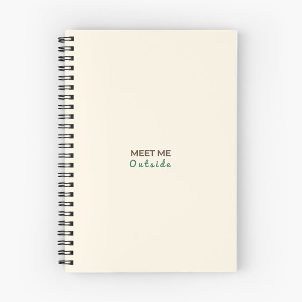Item preview, Meet Me Outside – Minimal Outdoor Typograph designed and sold by J-Nature-Vibes.