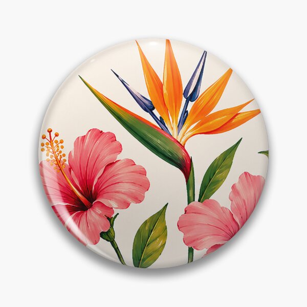 Item preview, Island State of Mind | Tropical Hibiscus Watercolor Illustration designed and sold by Islabonita..