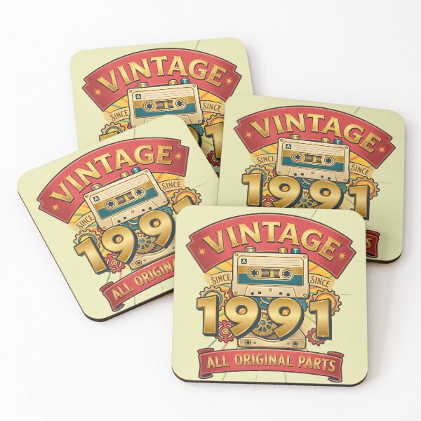Item preview, Vintage 1991 All Original Parts Retro Cassette Design designed and sold by L&L.