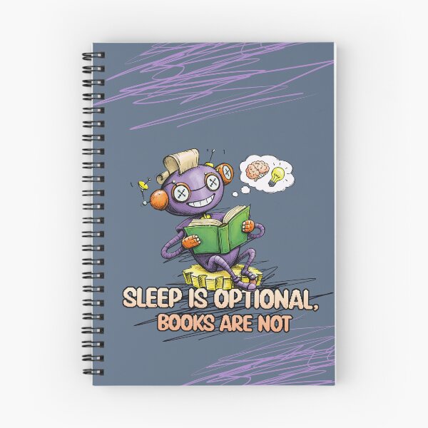 Item preview, Sleep Is Optional, Books Are Not designed and sold by GraphicComet.