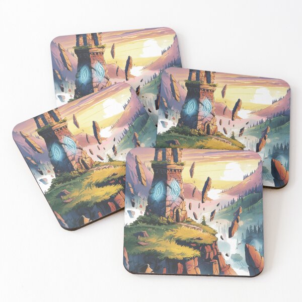 Item preview, Shrine of the Forgotten Age Fantasy, RPG Wall Art Gift designed and sold by LatentGoods.