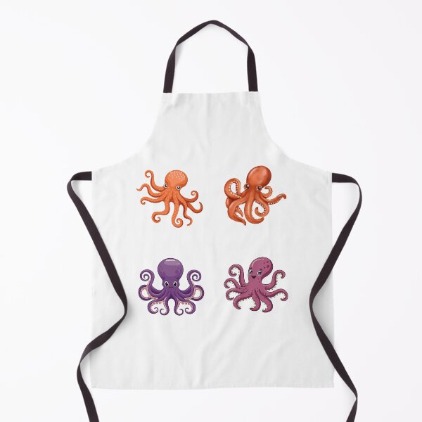 Item preview, Pack Cute Cartoon Octopus Pattern Colorful Sea Life Kawaii Aesthetic Sticker designed and sold by Art_IN_Design.