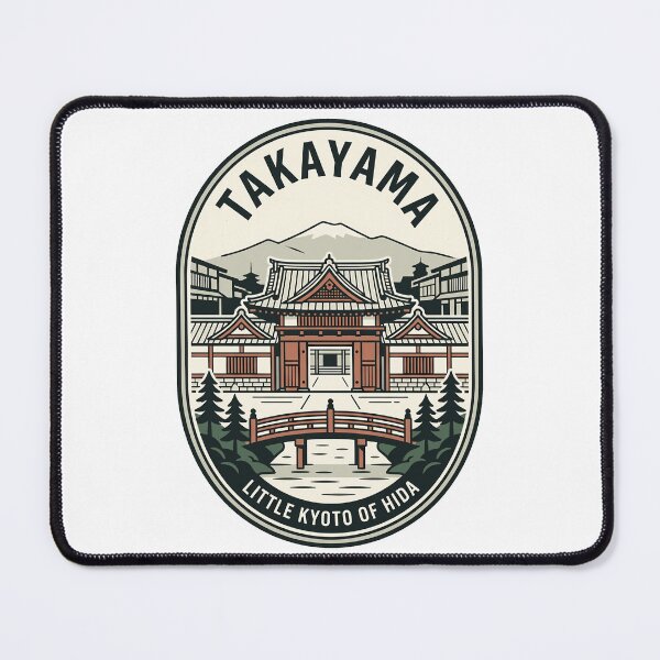 Item preview, Takayama Japan Little Kyoto Vintage Travel Badge designed and sold by k3rstman1.