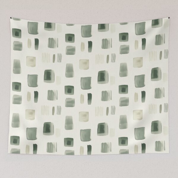 Item preview, Sage Scandinavian Nursery Pattern designed and sold by MegaNovaArt.