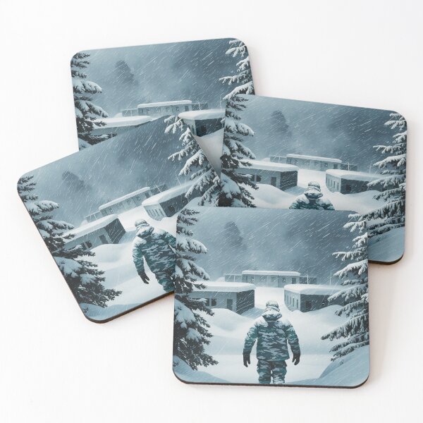 Item preview, Whiteout Arctic Military, FPS Game Art Print, Gamer Gift designed and sold by LatentGoods.