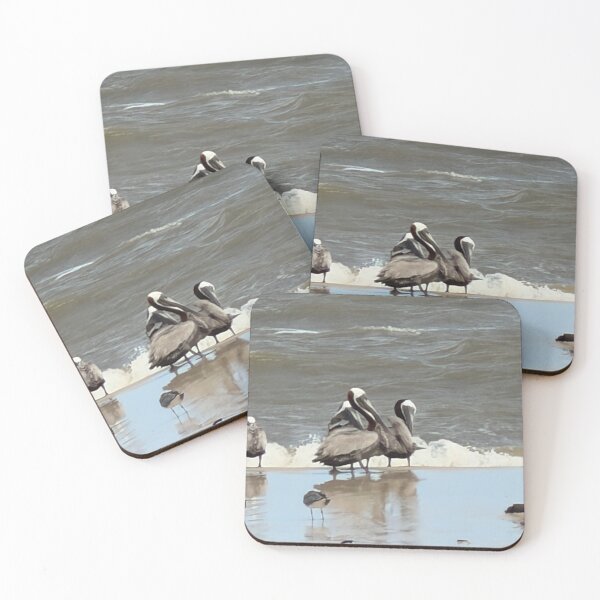 Item preview,     Brown Pelican Perched on the beach. designed and sold by Pearls1.