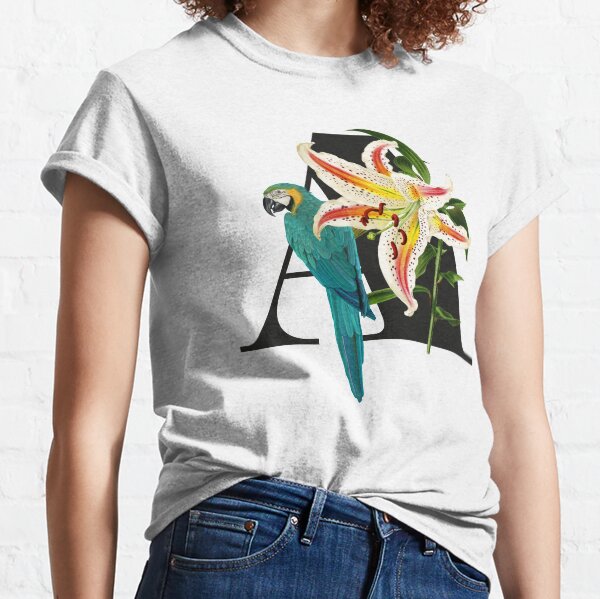 Botanical Alphabet A Classic T-Shirt