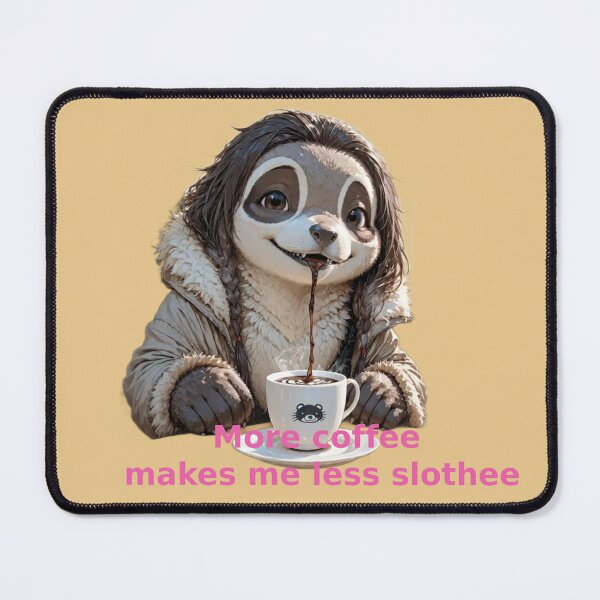 Item preview, more coffee makes me less slothee designed and sold by BLUESKY11a.