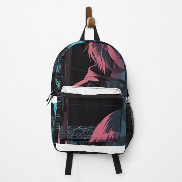 Item preview, Techwear Aesthetic Dark Anime Wall Art | Fierce Anime Illustration designed and sold by Joy-boy-op.