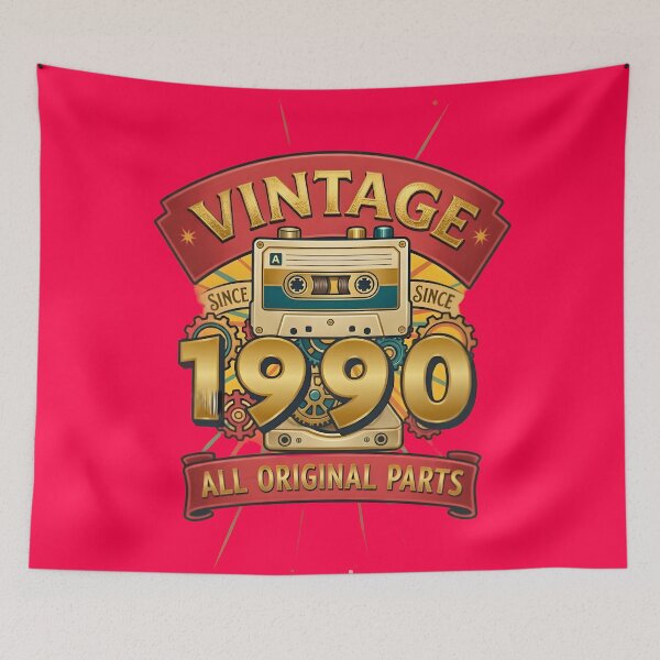 Item preview, Vintage 1990 All Original Parts Retro Cassette Design designed and sold by L&L.