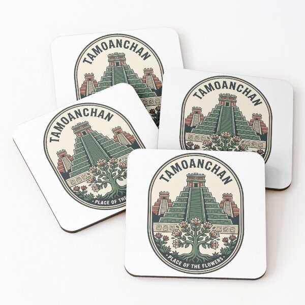 Item preview, Tamoanchan Place of the Flowers Vintage Aztec Pyramid designed and sold by k3rstman1.