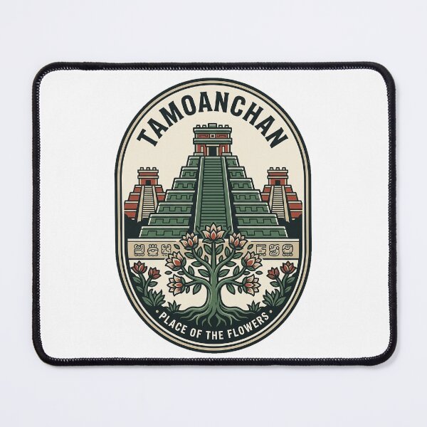 Item preview, Tamoanchan Place of the Flowers Vintage Aztec Pyramid designed and sold by k3rstman1.