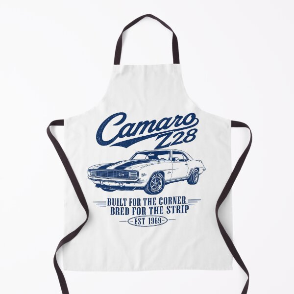 Item preview, Camaro Z28 1969 Vintage Muscle Car Art Print designed and sold by NullSpacePrints.