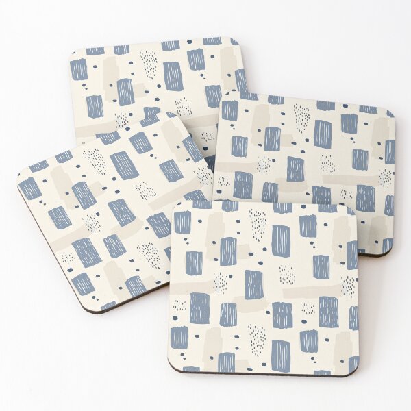 Item preview, Blue Scandinavian Nursery Shapes designed and sold by MegaNovaArt.