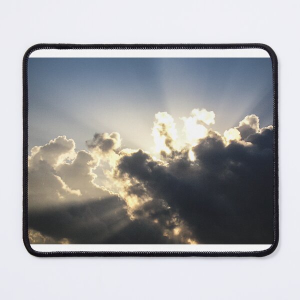 Item preview, Dramatic Sunlight Breaking Through Dark Clouds With Radiant Sunrays in Sky designed and sold by Nmallia.