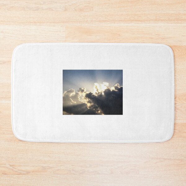 Item preview, Dramatic Sunlight Breaking Through Dark Clouds With Radiant Sunrays in Sky designed and sold by Nmallia.