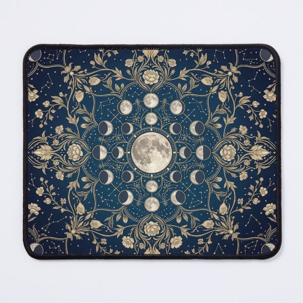 Item preview, moon phases - night cozy fantasy moon symmetry designed and sold by Kate1art.