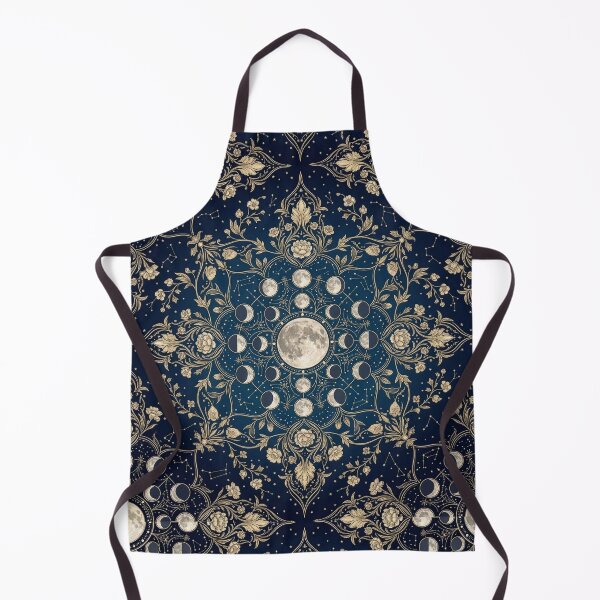 Item preview, moon phases - night cozy fantasy moon symmetry designed and sold by Kate1art.