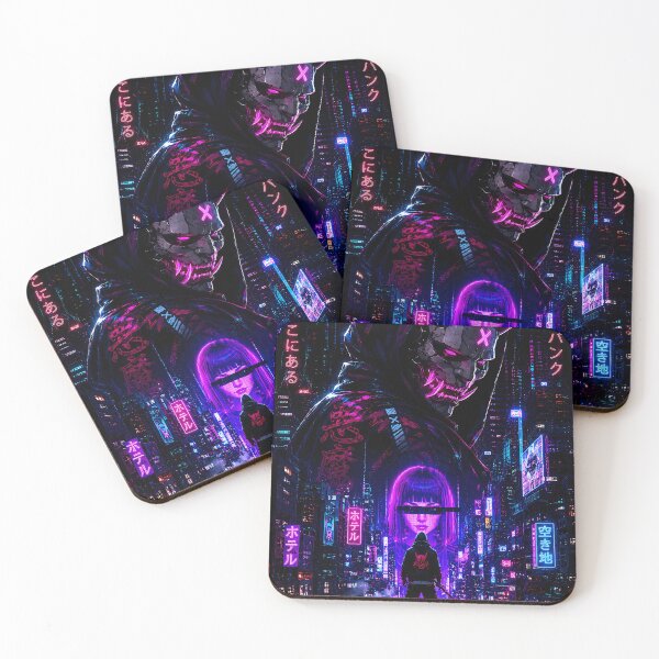 Item preview, Cyberpunk Demon Samurai | Japanese Gaming Inspired Artwork designed and sold by Ivory Code.