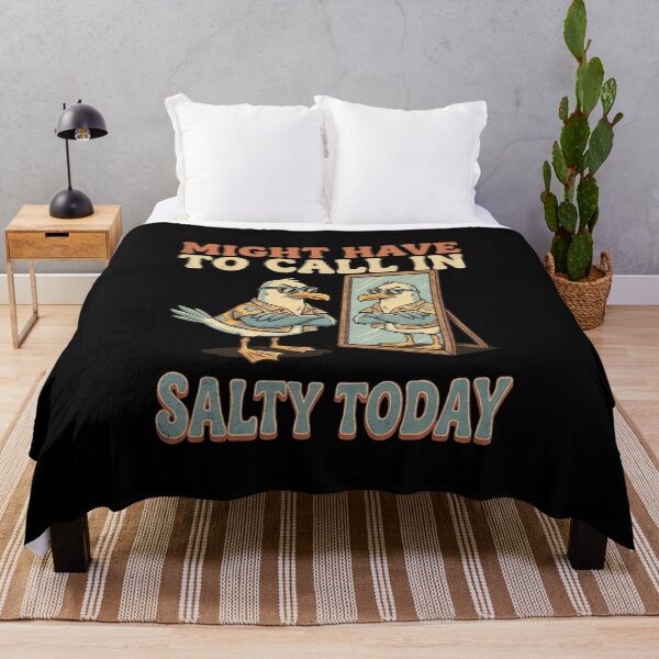 Item preview, Funny Might Have To Call In Salty Seagull Today Art designed and sold by elderberry.