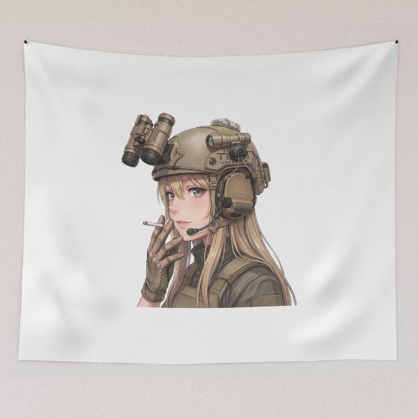 Item preview, Tactical NVG Girl - Night Operations Aesthetic designed and sold by RAWLIFEGRAPHIC.