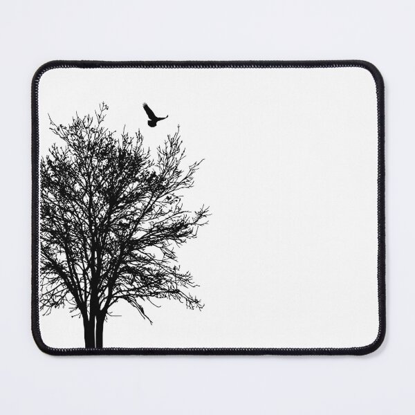 Item preview, Minimalist Bare Tree and Flying Bird Silhouette designed and sold by Shopeon Designs.