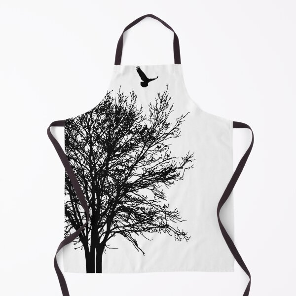 Item preview, Minimalist Bare Tree and Flying Bird Silhouette designed and sold by Shopeon Designs.