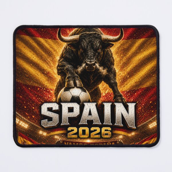 Item preview, Spain Football Bull 2026 | Spanish Soccer Fan Art | La Roja Pride International Football Inspired Design designed and sold by Winetastic-Art.
