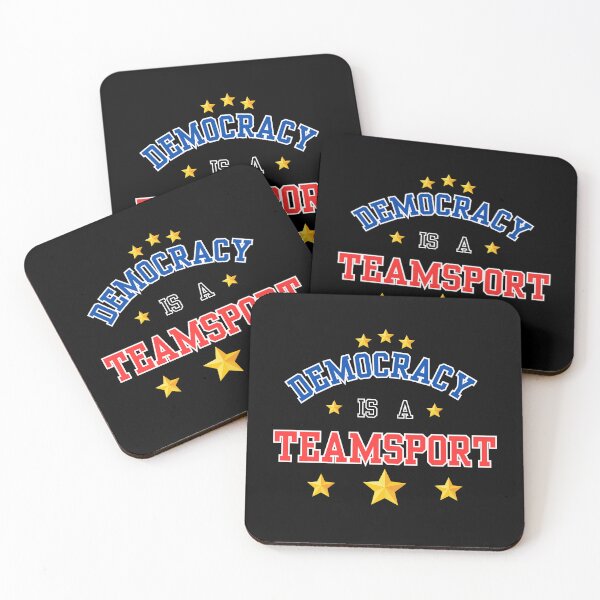 Item preview, Democracy is a teamsport! designed and sold by Cages or Wings.